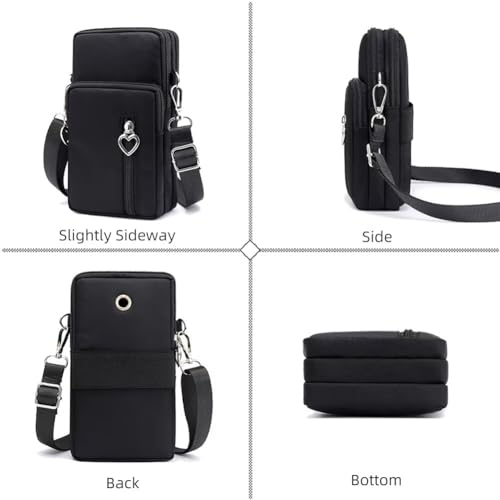 Cell Phone Bag Water Resistant Crossbody Travel Purse Sport Arm Bag Wallet Mini Shoulder Handbag with Adjustable Strap3