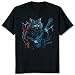Heavy Metal Cat Shirt for Men Rock Band Shirt Gifts for Cat Dad Music Graphic Tee