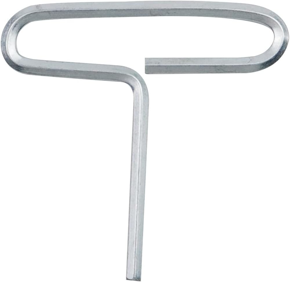 LC LICTOP 3mm Hex Dogging Key with Oval Loop, Solid Steel Allen Wrench Door Key for Push Bar Panic Exit Devices, T Handle Hex Key for Panic Bars, Exit Hardware, Commercial Door Locks, 10Pcs
