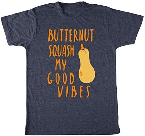 Men's Butternut Squash My Good Vibes T-Shirt - Funny Vegan Shirt
