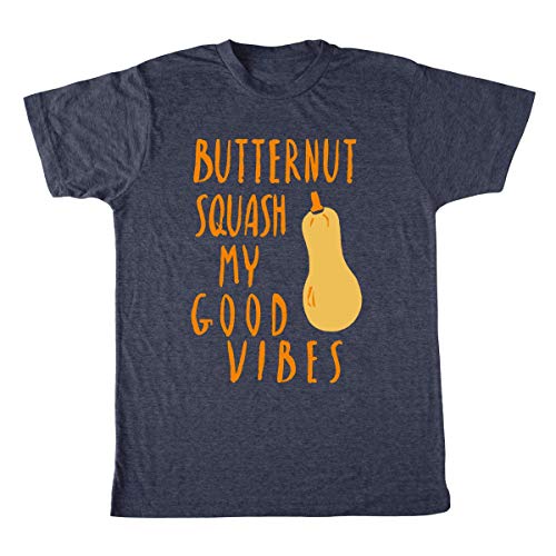 Men's Butternut Squash My Good Vibes T-Shirt - Funny Vegan Shirt #TOP2