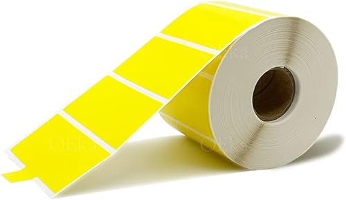Etiquetas térmicas directas de 2.25 x 1.25 pulgadas, etiquetas de dirección de código de barras, 1000 unidadesrollo compatibles con impresoras de