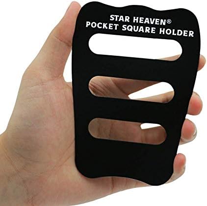 Pocket Squares Holder For Men, Best Accessories for Suits, Tuxedos,Vests and Dinner Jackets, 1Pack Assorted.
