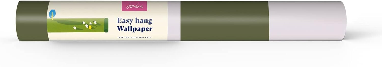 Joules Harborough Stripe Olive Green Wallpaper