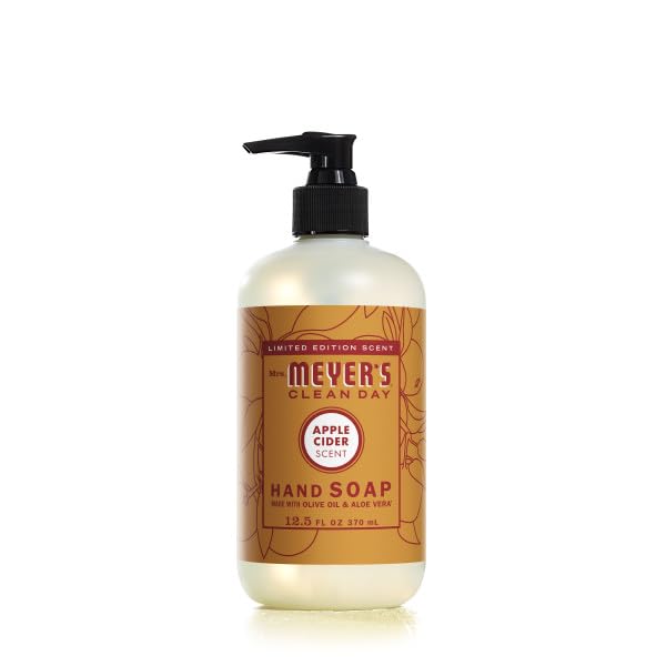 Image of Mrs. MEYER'S CLEAN DAY Multi-Surface Cleaner, Hand Soap 3 Pack Variety, 16 OZ Each, 1 CT (Apple Cider + Acorn Spice + Mum)