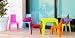 resol Julieta set infantil para interior, exterior, jardín - 1 Mesa Naranja...