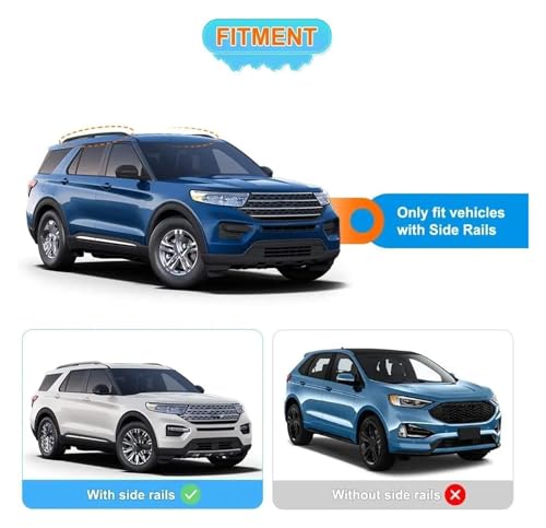 Barres de toit transversales Explorer 2016-2019 porte-bagages auto