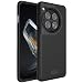 Produktbild TUDIA DualShield Grip kompatibel mit OnePlus 12 Hülle 5G (2024), [MergeGrip] Stoßfestes Dual Layer Dünn TPU Militär Grade Schlanke Passform Hochleistungsschutz Handyhülle - Matt Schwarz