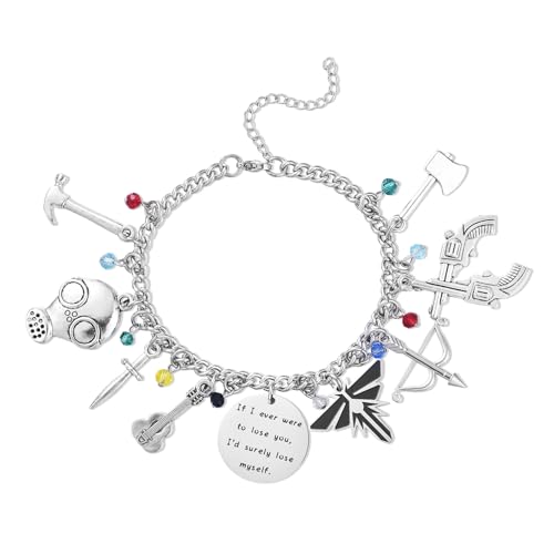 Melix Home Last Us Merchandise Charm Bracelet for Teen Girls Boys Birthday Gifts for Fans