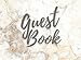 Guest Book: Rustic guest book vintage style, Rustic cabin style, Hostel guest book, Vintage Guest book