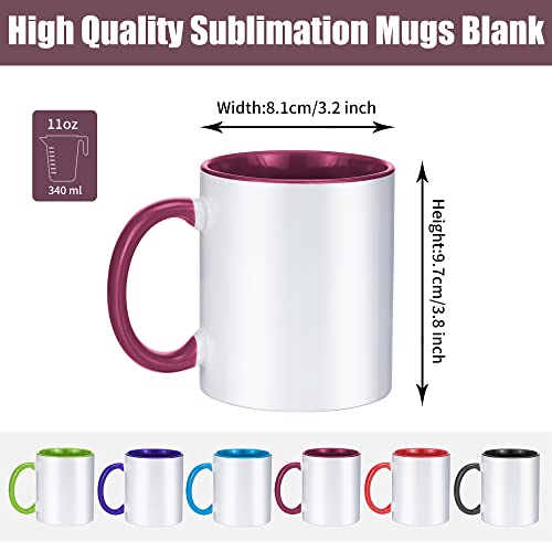image for TANGLONG Sublimation Mugs 11 oz Sublimation Cups Bulk Coffee Mugs Taza