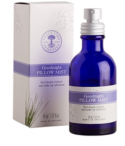 Neal 's Yard Remedies Goodnight almohada Mist aceites esenciales 45 ml – Siente profundamente relajado y Wake Up refreshed