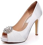zapatos novia color Tacón: 4.5 pulgadas. Talla: de 35 a 42