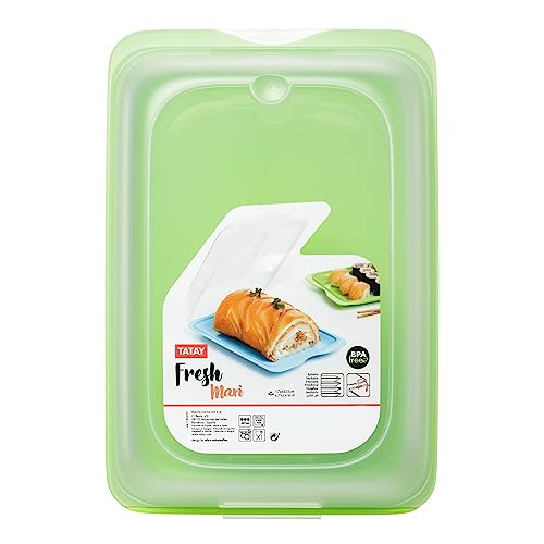 TATAY Cold Meat Containers for Fridge, Lime, 17 x 6,2 x 25,2 cm - Image 4
