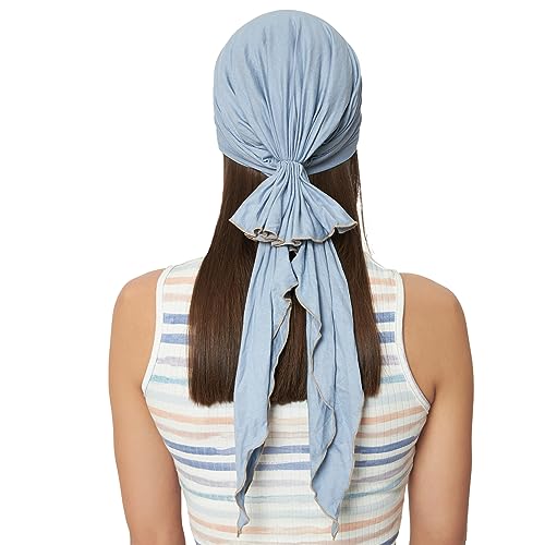 Image of The Headscarves Women Bamboo Pre Tie Scarf (HS107 Multicolor)