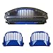 Produktbild JZYLOVE JINZHIYANG FIT FÜR IROBOT ROOMBA BA 500 600 Serie Aero VAC-Staubschutzfilter Aerovac-Bin-Sammler 510 520 530 535 540 536 531 620 630 650 (Color : Blue)