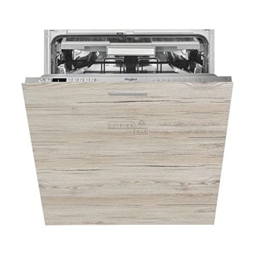 Cuisineandcie - Façade Lave Vaisselle Tout Intégrable L 60 cm Eco Noyer Blanchi, Habillage de Porte en Acrylique avec Commandes à l'Intérieur