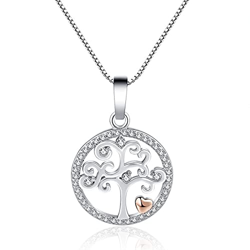Collier Arbre de Vie en cristal, le cadeau idéal pour femme en argent 925