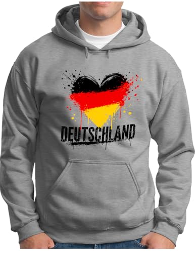 Sweat a capuche Allemagne grande taille S au 5XL pull de supporter football homme