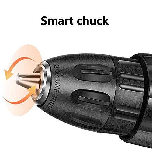 Samnuerly 25 Drehmomenteinstellungen 48TV Elektro-Bohrschrauber Akku-Lithium-Ionen-Kombi-Bohrschrauber Elektroschrauber-Set LED-Beleuchtung für Heimwerker- und Heimwerkerprojekte – Bild 5