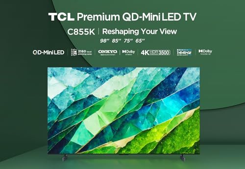 TCL 98C855K 98-inch QLED Mini LED TV, QLED PRO, 4K HDR Premium 3500nits, Smart TV Powered by Google TV (Dolby Vision & Atmos, Onkyo 2.2.2 sound system, 144Hz Motion Clarity Pro) - Image 3