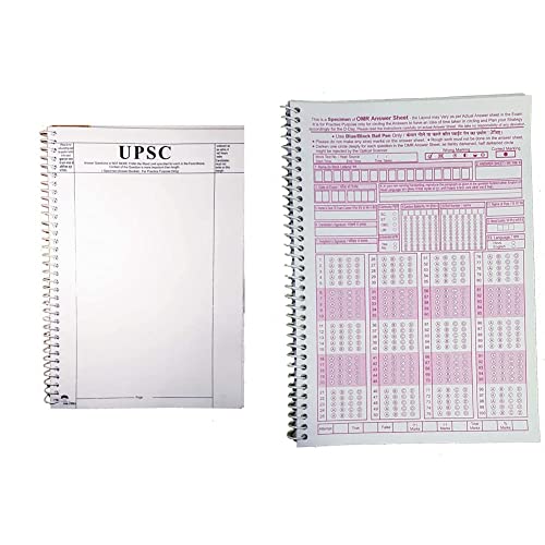 Image of Amblitz UPSC Mains Answer Sheet & amblitz UPSC Combo Prelim 50 OMR Sheet of 100MCQ with Mains