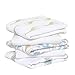 Aden + Anais Essentials 100% mussola di cotone, panni multiuso per bambini e ragazzi, 60 x 60 cm, set ideale per neonati e neonati, regalo perfetto per la doccia, 5 pezzi, storia naturale