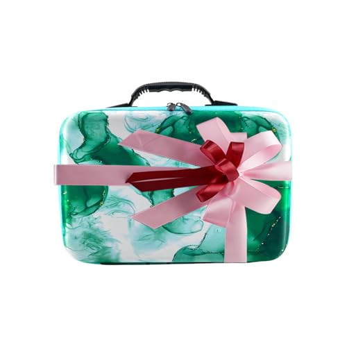 Image of 120 Slot Diamond Art Storage Box | Green Bead Organizer Case with Drill Tools, Portable Craft Box, For 5D DIY Art Kits