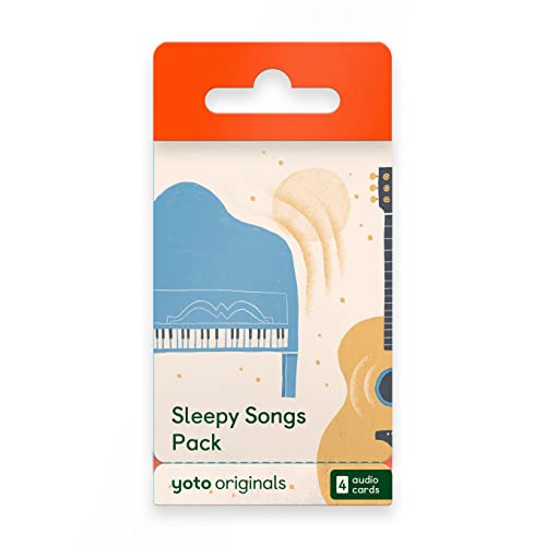 YOTO Sleepy Songs Pack – 4 Kids Musical Cards for Use with Player & Mini All-in-1 Audio Device, Educational & Screen-Free Listening with Relaxing Music for Naptime Bedtime & Winding Down