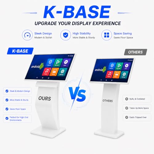 Image of 43 inch Touch Screen Kiosk, Windows11 System(8+128g), K-Style Stand Inquiry Machine, Human-Machine Interaction Smoothly for Mall Navigation /Self-Ordering /Advertising /Retail Store