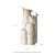 Glitzhome 31.75" H Outdoor Water Fountain with LED Lights and Pump, 4 Tier Dandelion Texture Vase Shaped Ceramic Floor Standing Fountain with Birds for Porch Deck Garden Patio Backyard, Sand Beige