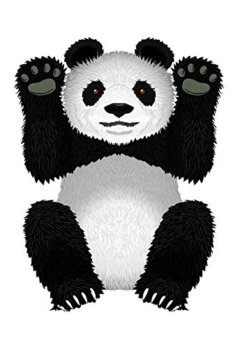 Windnsun Skyzoo Polyester Ripstop Panda Kite, 40" Tall #TOP7