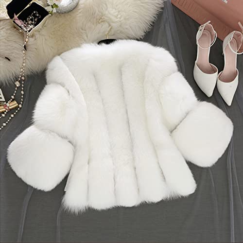 Winter Coats For Women 2022 Casual Warm Faux Fur Wool Sherpa Jackets Oversized Thick Fuzzy Fleece Winter Clothes For Women Fashion Plus Size Long Sleeve Short Stitching Button Cardigan Outerwear #TOP3