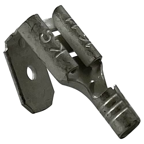 (100) Non-Insulated 16-14 Gauge Piggy Back Quick Disconnect Connector 1/4