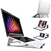 Produktbild massway Laptop Ständer, 3-in-1 Multifunktions-Laptopständer aus Aluminiumlegierung integriertes Design, ergonomischer Laptop Stand Perfekt für MacBook/iPad, Notebook, Tablet und Smartphone (Silber)