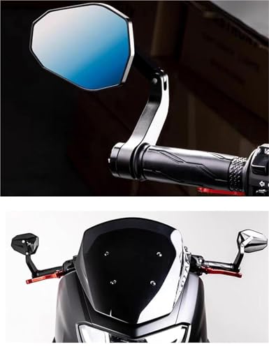 Espejo retrovisor de motocicleta ajustable plegable sin vibraciones TNT 6