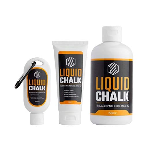 Liquid Chalk | Sports Chalk | Superior Grip and Sweat-Free Hands for Weightlifting, Gym, Rock Climbing, Bouldering, Gymnastics, Pole Dancing and Fitness, Crossfit, Bodybuilding and More (50ml-)