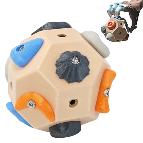 ishenkea Boulder Block for ClimbersHandcrafted 3D Boulder BallFinger Strength Training Climbing Ball for Climbers Gift