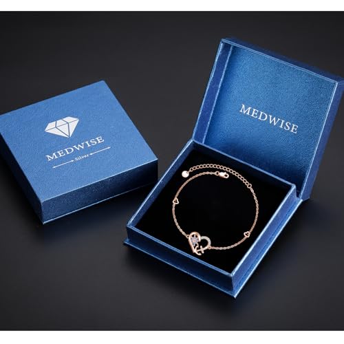 Image of MEDWISE Multicolor Anchor Ankle Bracelets 925 Sterling Silver Anchor Jewelry Adjustable Anklet Summer Beach Jewelry for Daughter Women Wife Mom Christmas Gifts 2025