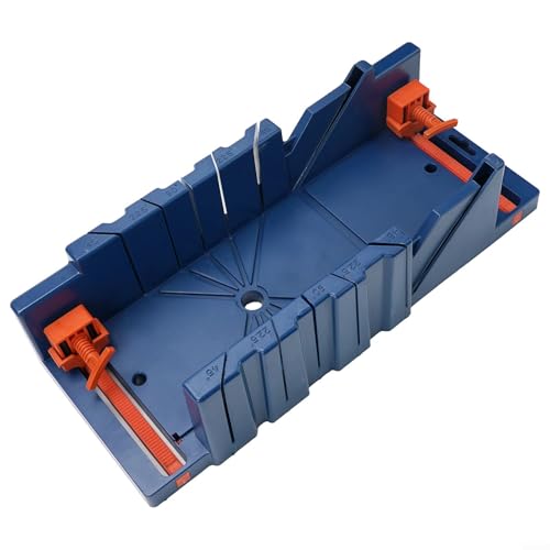 Una herramienta imprescindible, la caja de sierra ingletadora esencial para apoyar todos tus esfuerzos de carpintería (grande)
