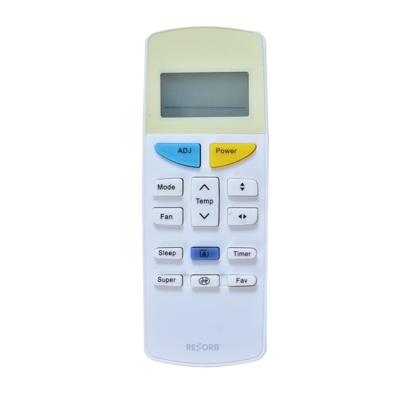 RESORB® RE 255 Compatible for Bluestar, O General, Impex, Lumx LX183CUHDM 1.5 Ton 3 Star Split Solar AC Remote Control (ADJ Button) (Match Buttons with Old Remote Before Placing Order)-image-15