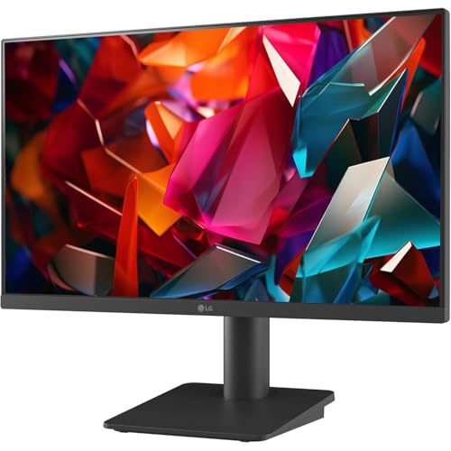 Image of LG 24MS550 60.4 cm (23.8 Inch) FHD (1920x1080) IPS PC Monitor with 100Hz, 5ms (GtG), Flicker Safe & Reader Mode, 2xSpeakers, 2xHDMI, Tilt /Height Adjustable, 3-Side Virtually Borderless Design (Black)