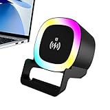 Generisch Wireless Lautsprecher | Musikspielgerät Mit Nachtlicht,Kompakter Lautsprecher Für Draussen | für Zuhause Reisen Schlafzimmer Studium Büro Technik-Enthusiasten Reisende Küche