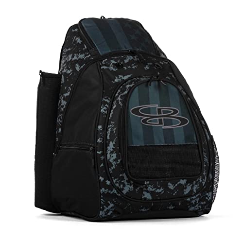 Boombah Squadron Bat Pack - 13" x 13" x 19" - USA Clandestine Black/Dark Charcoal