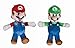 Play by Play Super Mario Bros - Pack 2 Peluches Mario Bros y Luigi 20 cm de Super Mario