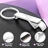 Personalised Chrome Bottle Opener Keyring | Car Keyring, Accessories, Beer and Wine Openers | Unique Gifts for Dad | Custom Keychain for Women & Men | Mini Bottle Opener Keyring #2