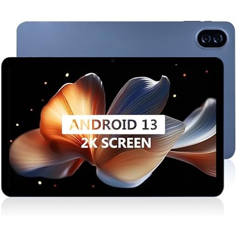 Veidoo 12 inch Tablet Android 13, 16GB (8+8 Expand) RAM+256GB ROM / 1TB Expandable, 2K 1200x2000 in-Cell Touch Screen Tablet PC, Octa-Core Processor, 7000 mAh Battery, 2.4G & 5G WiFi Cover