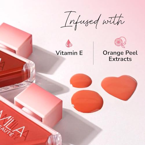 Image of PREMIUM Pookie Serum Liquid Blush for Face Makeup | Highly Pigmented & Easily Blendable Blusher | Non Drying Formula with Orange Peel Extracts | Suitable for Indian Skin Tones - So Pookie-03- SH-7711