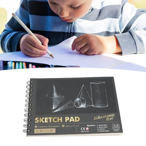 Sketch Book résistant 160g anti-gondolage bloc dessin à spirale supérieure