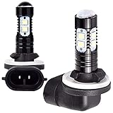 GTP Extremely Bright 881 LED Fog Light Bulbs 50W High Power 6000K Xenon White DRL Daytime Running Light or Fog Lights, 862 886 889 894 896 898